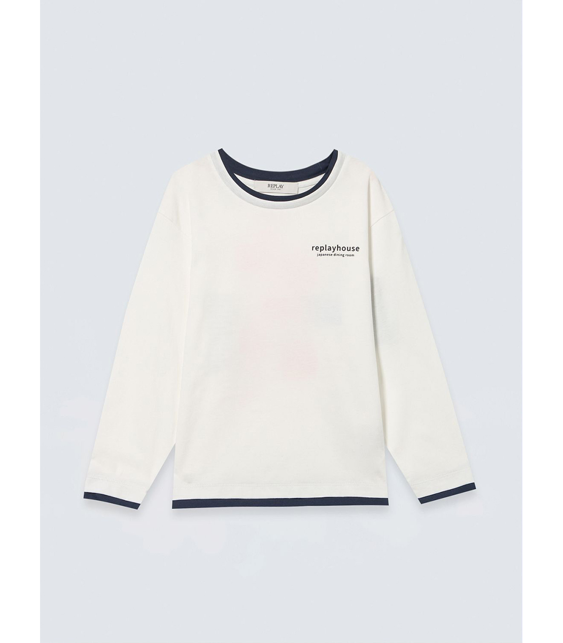 バックグラフィック ロングスリーブTシャツ 詳細画像 ホワイト 1